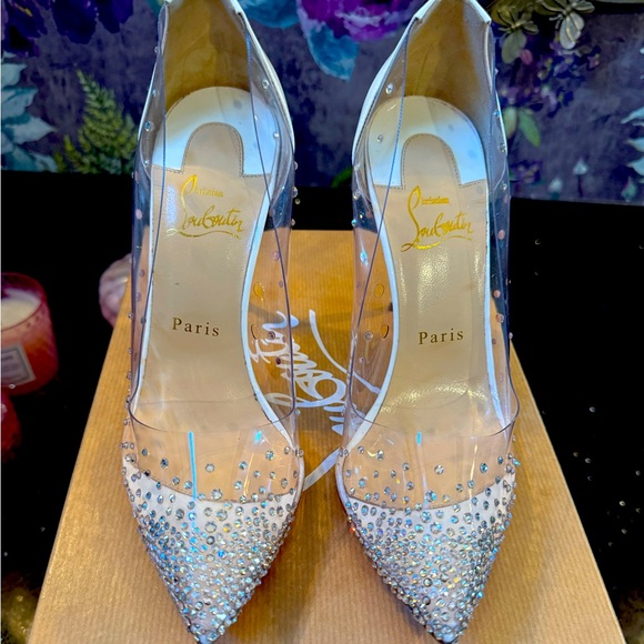 Christian Louboutin Shoes - RARE & GORGEOUS Christian Louboutin Degrastrass PVC 100PVC/Patent